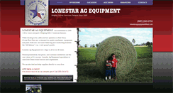 Desktop Screenshot of lonestaragequipment.com