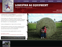 Tablet Screenshot of lonestaragequipment.com